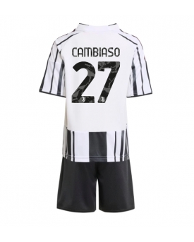Billige Fotballdrakt Juventus Andrea Cambiaso #27 Replika Hjemmedraktsett Barn 2025-26 Kortermet (med bukser)